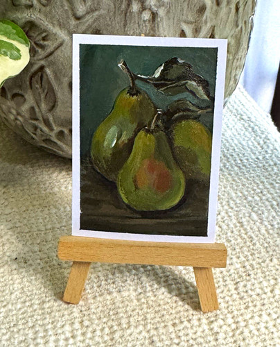 Aceo originale golden hour - aceo,