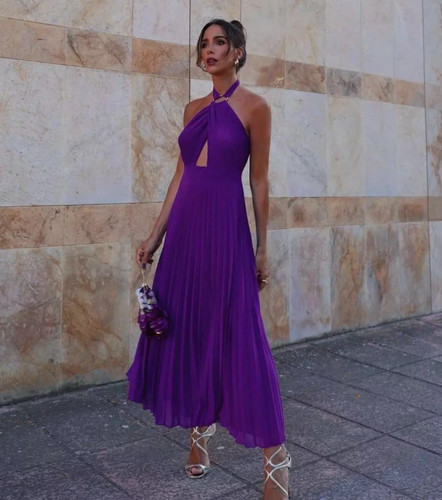 Zara abito midi plissettato - midi,