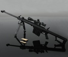 Airsoft desktop Barrett fucile da cecchino modello da collezione con parti mobili