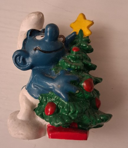 Puffi puffo con albero - puffi,