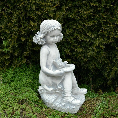 Statua bimba con uccello - statua,
