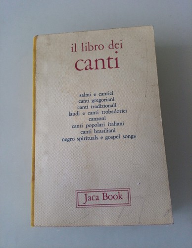 Libro dei canti - libro,