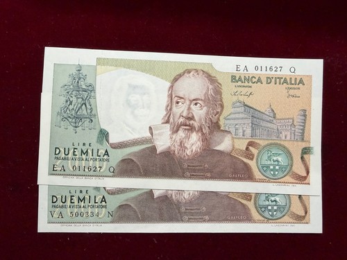 2000 lire galileo galilei - galileo,
