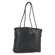 Borsa tote prada pelle nera - tote, in