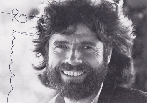 Autografo reinhold messner - autografo,