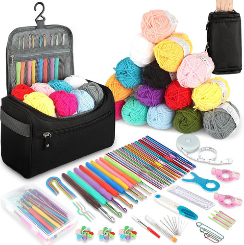 102 pezzi kit - pezzi, uncinetto