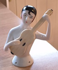 Vintage Art Deco Large Pierrot