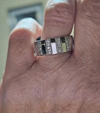 anello oro bianco diamanti