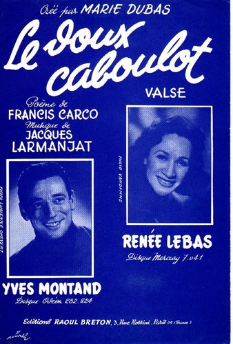 Yves montand lebas le - r.,