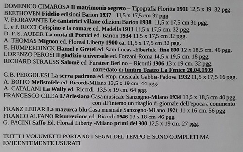 Libretti opera - d',