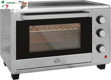 Fornetto Elettrico 30L, Mini Forno Elettrico con 3 Funzioni di Cottura, Temperat