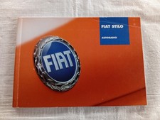 FIAT STILO Libretto Manuale AUTORADIO