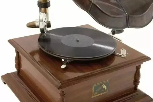 Antico grammofono hmv - antico,