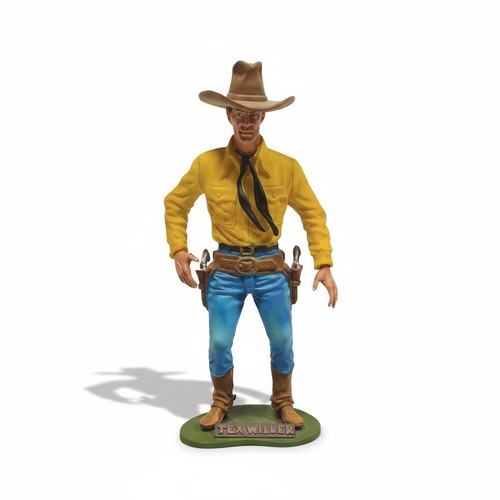 Statua tex willer - il, mondo