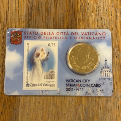 Vaticano city stamp coin - stamp,