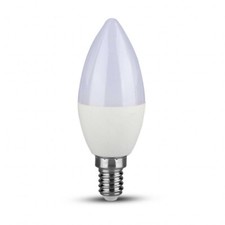 V-Tac VT-1855 Lampadina LED Candela SMD 4.5W E14 Bianco Freddo 6400K - SKU 21424