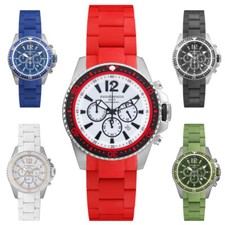Orologio Uomo ROCCOBAROCCO SPORT Chrono Bracciale Acciaio Silicone Colorato