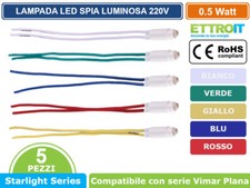 5 LAMPADINE SPIA LED0.5W