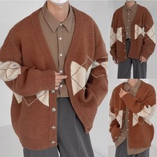 Cardigan uomo casual maglione