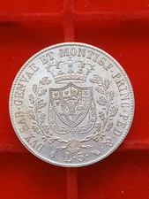 REGNO DI SARDEGNA - CARLO FELICE - 5 LIRE 1824 TORINO SPLENDIDO RESTRIKE/RICONIO