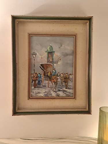 Dipinto olio tavola - dipinto,