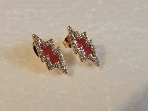 Orecchini fulmine rosso