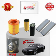 KIT TAGLIANDO FILTRI E OLIO AUDI A6 III C6 3.0 TDI V6 171KW 233CV DAL 2007 ->