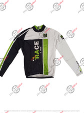 MAGLIA INVERNALE LEGGERA DAMA RACE LINE WHITE/GREEN - DMRL18