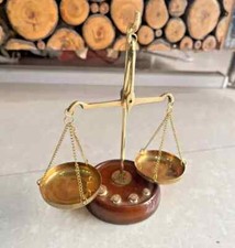 Bilancia bilancia bilancia in ottone vecchio orafo tradizionale
