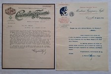 MONTORSI Colombini & Zironi Modena Casinalbo 2 carta intestata no fattura salumi