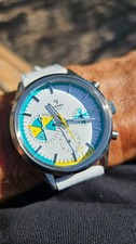 Orologio Yema Yachtingraf Croisière Meca-Quartz In garanzia 