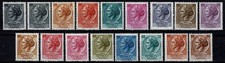 1955 REPUBBLICA ITALIANA N. 761 / 777 ITALIA TURRITA 17 V. MNH MF108781