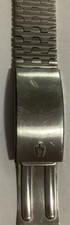 Steel bulova accutron strap