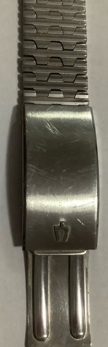 Steel bulova accutron strap