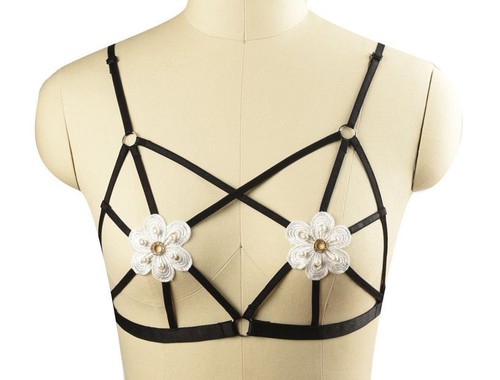 Reggiseno burlesco cinghie - reggiseno,