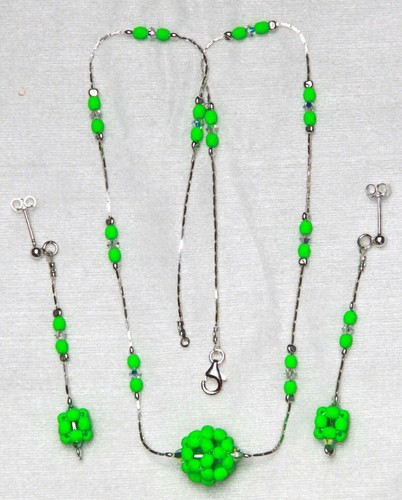 Parure donna collana orecchini - donna,