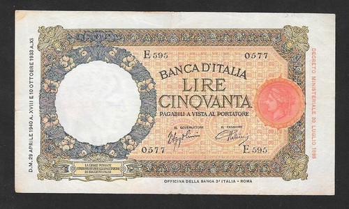Italia regno lire - regno, lupetta