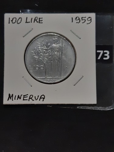 Italia moneta 100 lire minerva - italia-moneta,