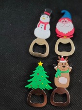 1 Pezzo Apribottiglie natalizio acciaio inossidabile vari soggetti