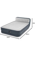 Intex Dura-Beam Deluxe Ultra Plush Headboard 86cm Materasso Gonfiabile Queen con