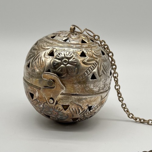 Potpourri ottone argentato - (4),
