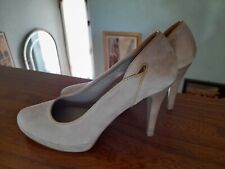 Scarpe donna nero giardini 40 Tortora Camoscio