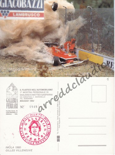 Cartolina anni morte gilles - morte,
