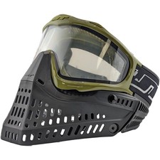 JT Proflex Maschera Termica Paintball - Nera con Telaio Oliva