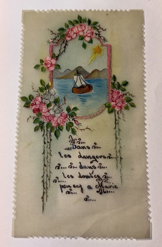 Antique handpainted religious - antique,