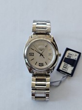 LONGINES-LUNGOMARE-QUARZO-TUTTO ACCIAIO-UOMO-39,5 MM-N.O.S-MAI INDOSSATO-FIRMATO