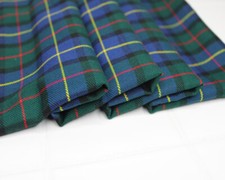 Tessuto Tartan Check - Blu