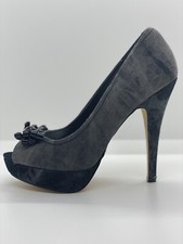 DECOLLETE/SCARPE TACCO DONNA/WOMAN TESSUTO JEANS TG. 38