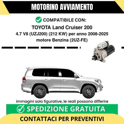 Motorino avviamento toyota - avviamento,