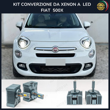 KIT LED D5S CONVERSIONE BI XENON BIXENO XENO A LED FIAT 500X 18000 LUMEN 6500K